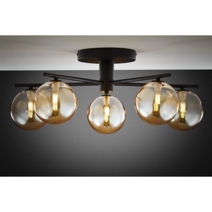 Jupiter 2047 - Aufbauleuchte PRATO 5xG9/10W/230V schwarz/beige