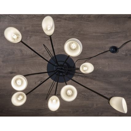 Jupiter 2058 - Stehleuchte GLORIOSA 9xG9/14W/230V schwarz