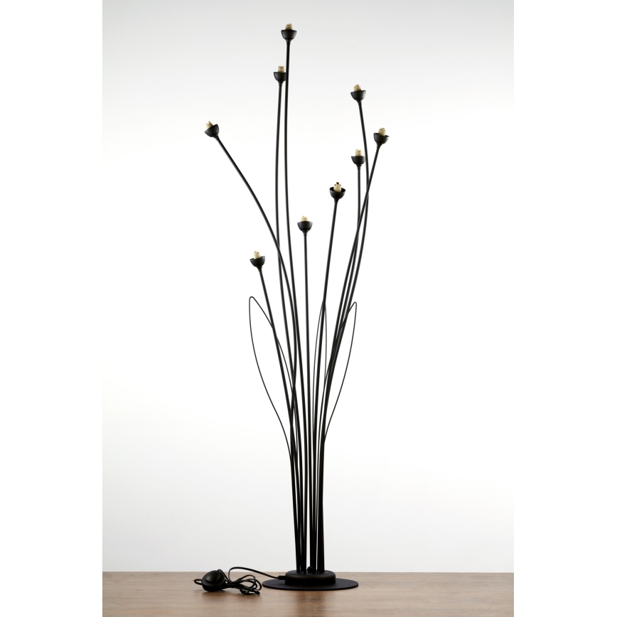 Jupiter 2058 - Stehleuchte GLORIOSA 9xG9/14W/230V schwarz