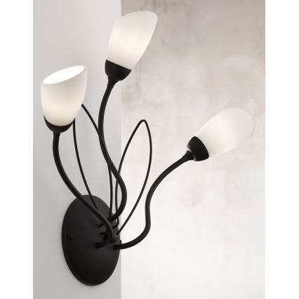 Jupiter 2059 - Wandleuchte GLORIOSA 3xG9/14W/230V schwarz