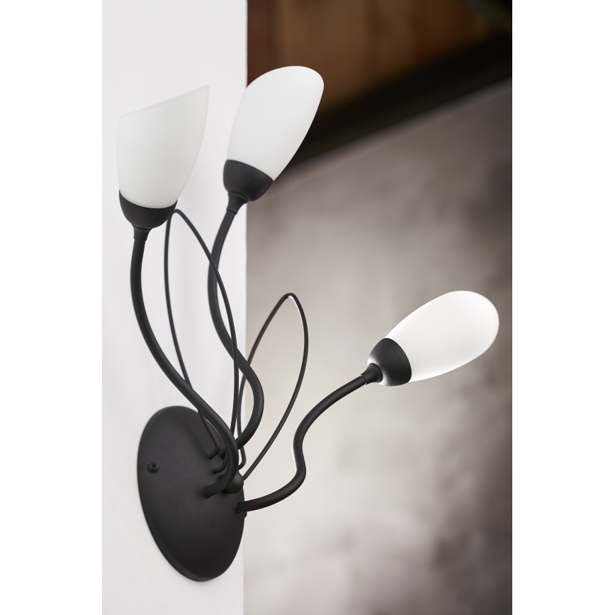 Jupiter 2059 - Wandleuchte GLORIOSA 3xG9/14W/230V schwarz