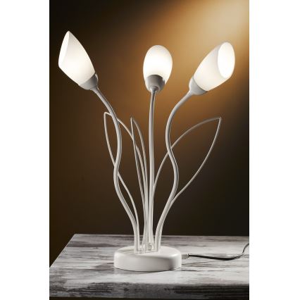 Jupiter 2060 - Tischlampe GLORIOSA 3xG9/14W/230V cremefarben