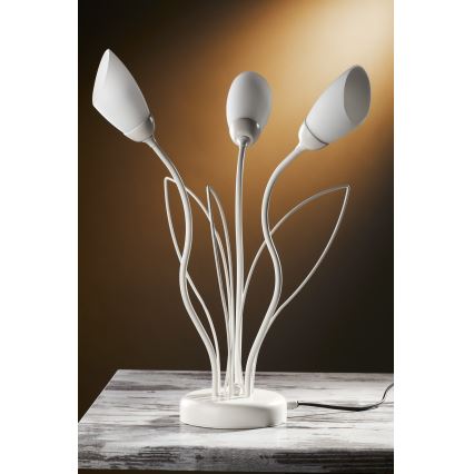 Jupiter 2060 - Tischlampe GLORIOSA 3xG9/14W/230V cremefarben