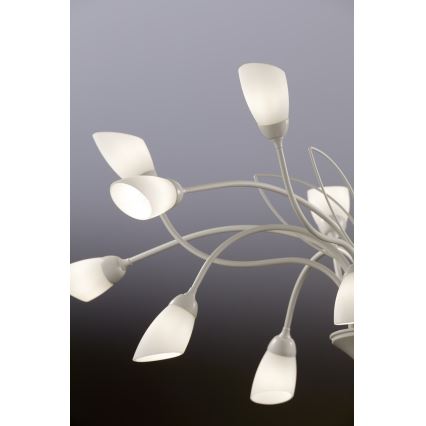 Jupiter 2062 - Kronleuchter an Kette GLORIOSA 15xG9/14W/230V cremefarben