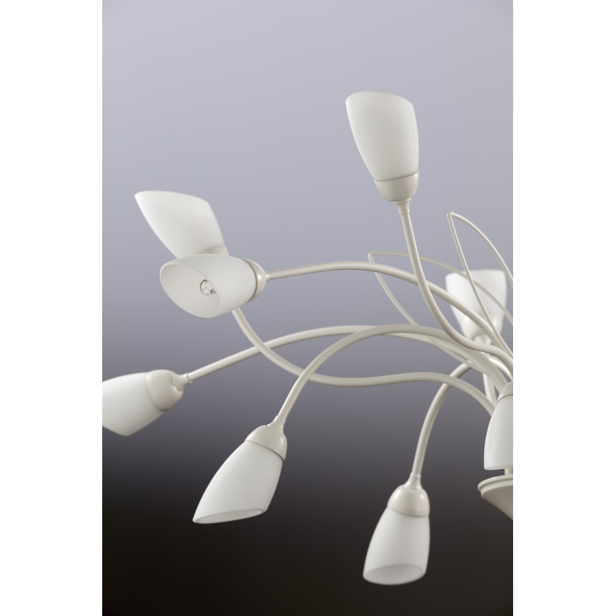 Jupiter 2062 - Kronleuchter an Kette GLORIOSA 15xG9/14W/230V cremefarben