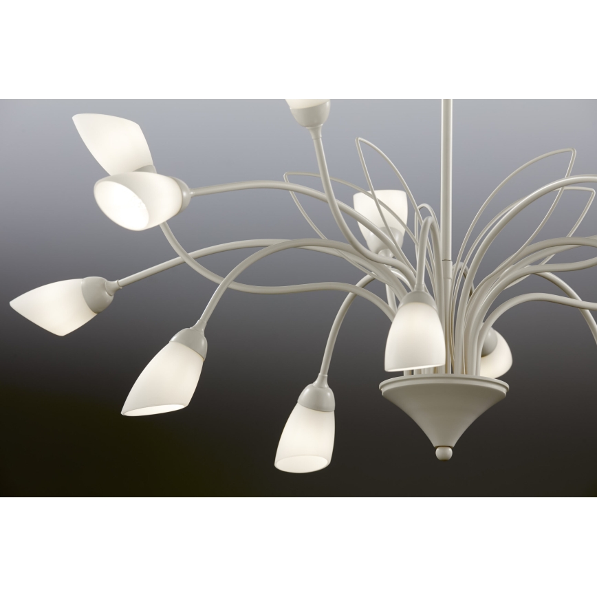 Jupiter 2062 - Kronleuchter an Kette GLORIOSA 15xG9/14W/230V cremefarben