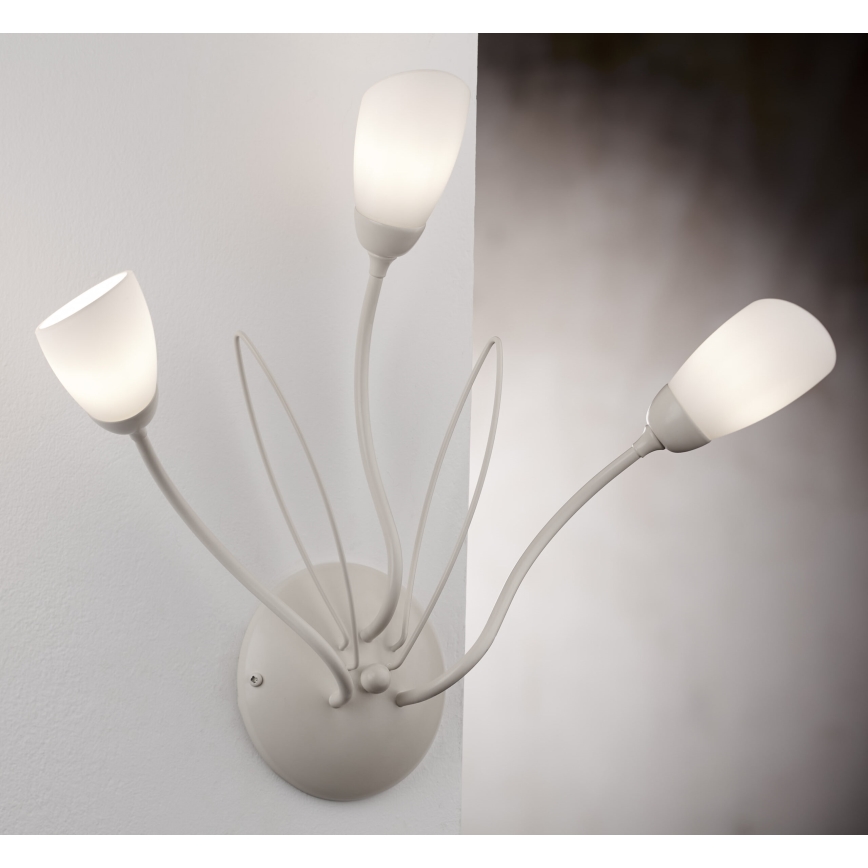 Jupiter 2064 - Wandleuchte GLORIOSA 3xG9/14W/230V cremefarben