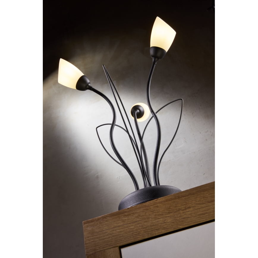 Jupiter 2065 - Tischleuchte GLORIOSA 3xG9/14W/230V schwarz