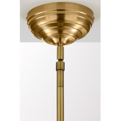 Jupiter 2073 - Deckenleuchte an Stange PLATINO 1xE27/15W/230V grün/gold