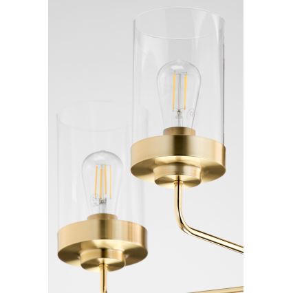 Jupiter 2087 - Stangenleuchte RAMIREZ 3xE27/15W/230V gold/schwarz