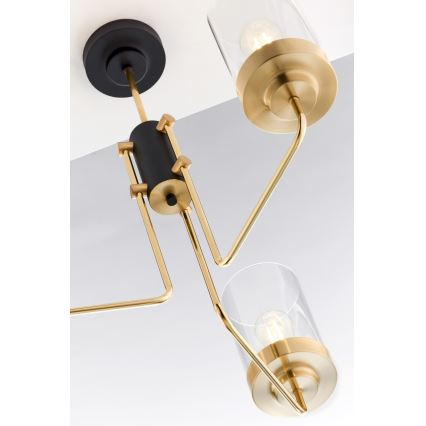 Jupiter 2087 - Stangenleuchte RAMIREZ 3xE27/15W/230V gold/schwarz