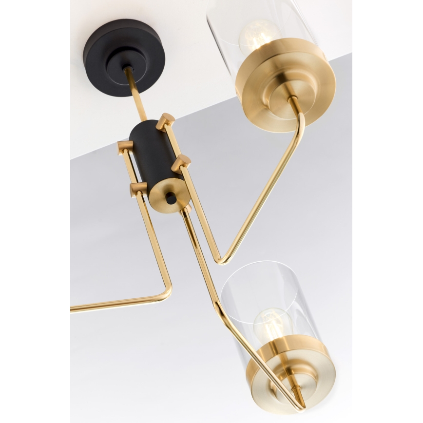 Jupiter 2087 - Stangenleuchte RAMIREZ 3xE27/15W/230V gold/schwarz