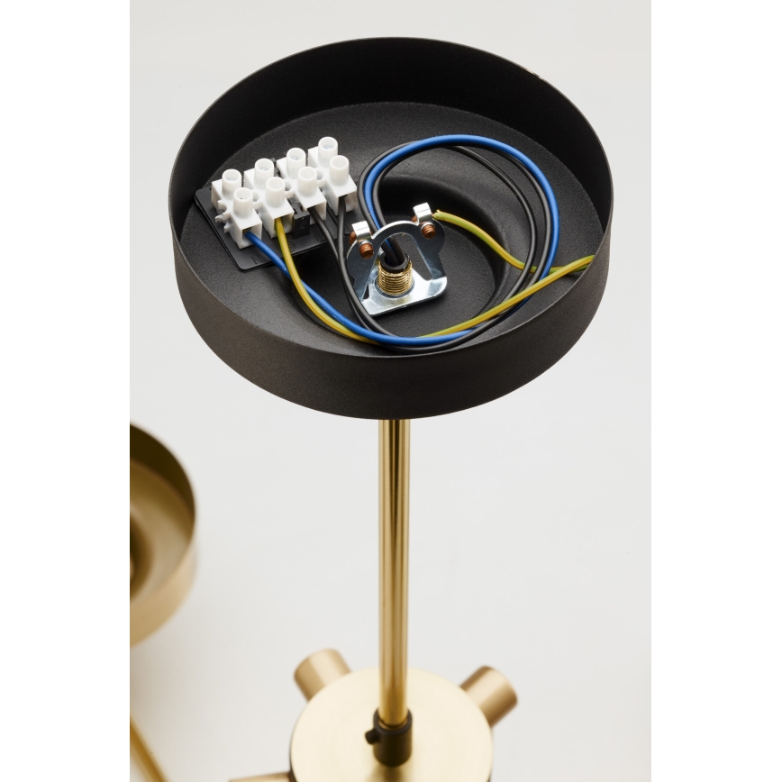 Jupiter 2087 - Stangenleuchte RAMIREZ 3xE27/15W/230V gold/schwarz