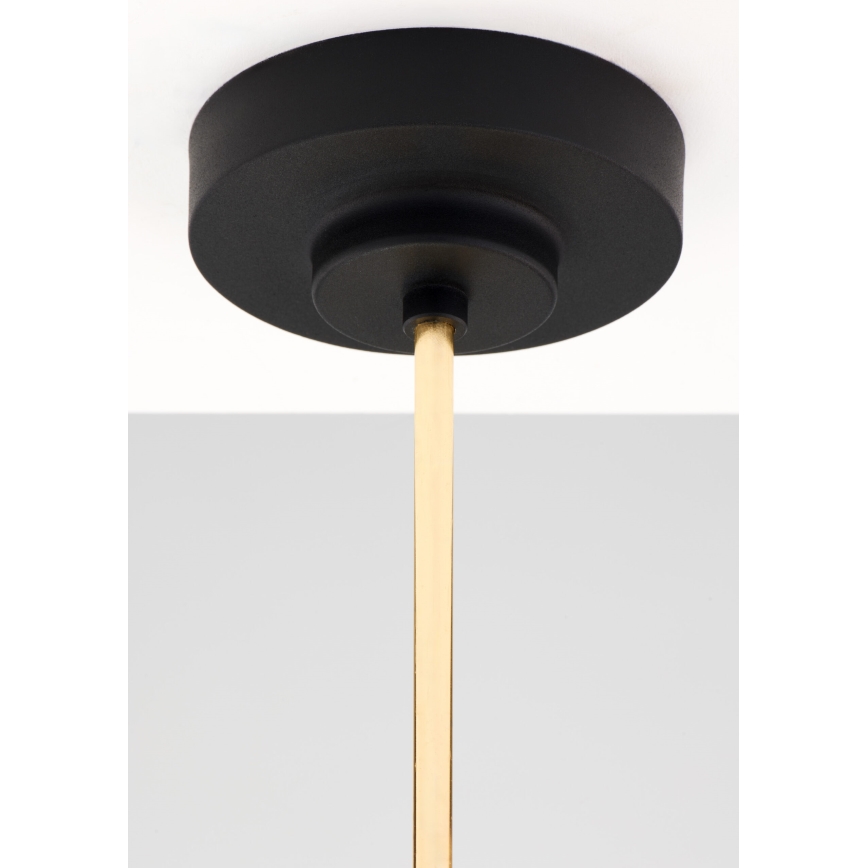 Jupiter 2089 - Deckenleuchte mit Stange RAMIREZ 6xE27/15W/230V gold/schwarz