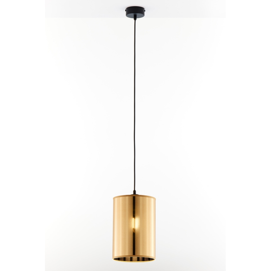 Jupiter 2090 - Hängeleuchte an Kabel CORTINA 1xE27/15W/230V gold/schwarz