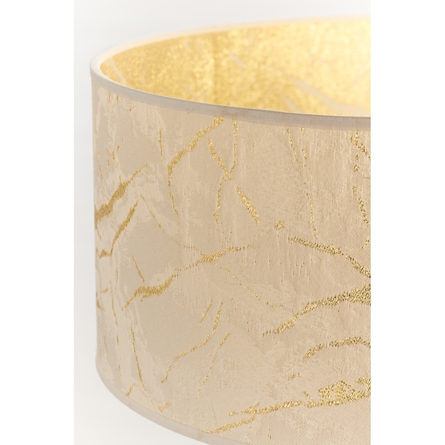 Jupiter 2112 - Tischlampe KASZMIR 1xE27/15W/230V weiß/gold/Marmor-Optik