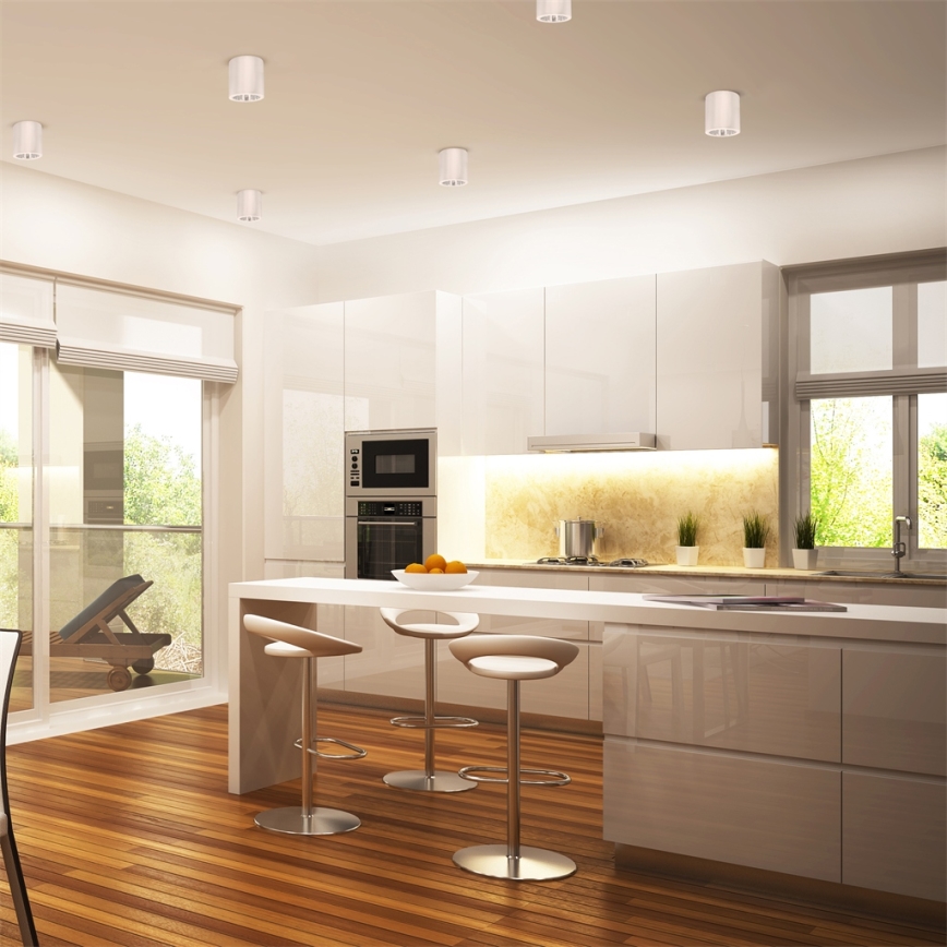 Spotlight JUPITER 1xE27/20W/230V Ø 16,5 cm Weiß