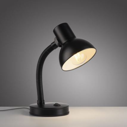 JUST LIGHT. 11080-18 - Verstellbare Tischlampe FLEXI 1xE27/25W/230V, schwarz