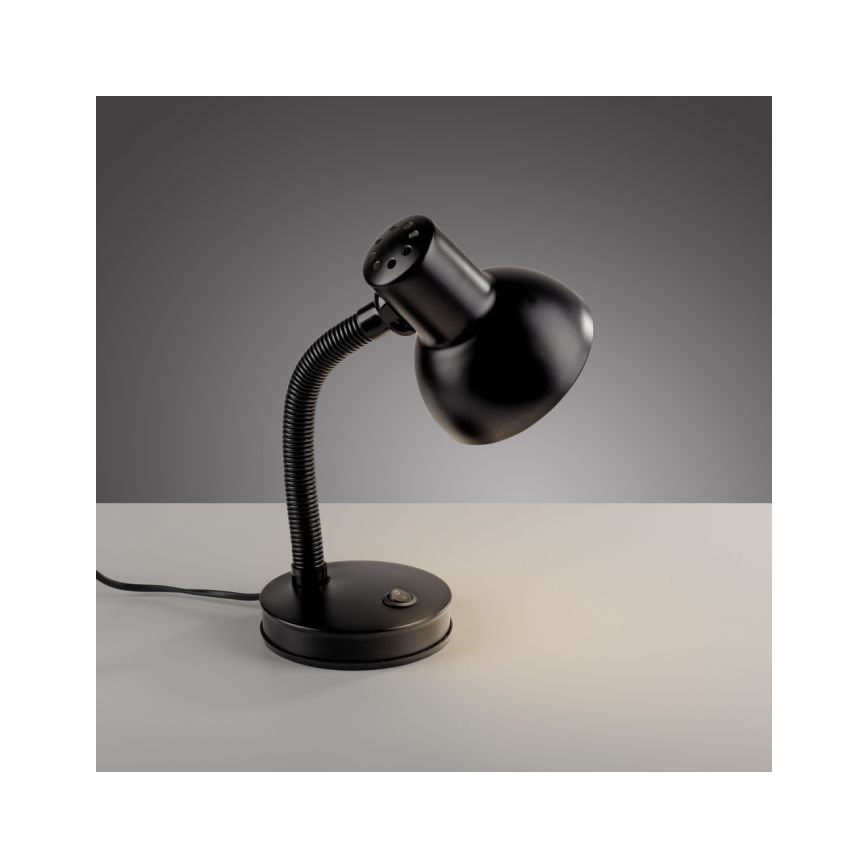 JUST LIGHT. 11080-18 - Verstellbare Tischlampe FLEXI 1xE27/25W/230V, schwarz