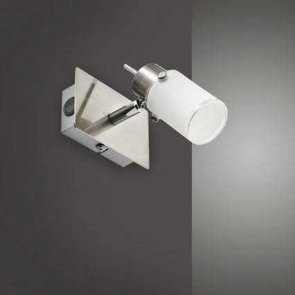 JUST LIGHT. 11931-55 - LED-Wandstrahler MAX 1xGU10/4W/230V matt Chrom