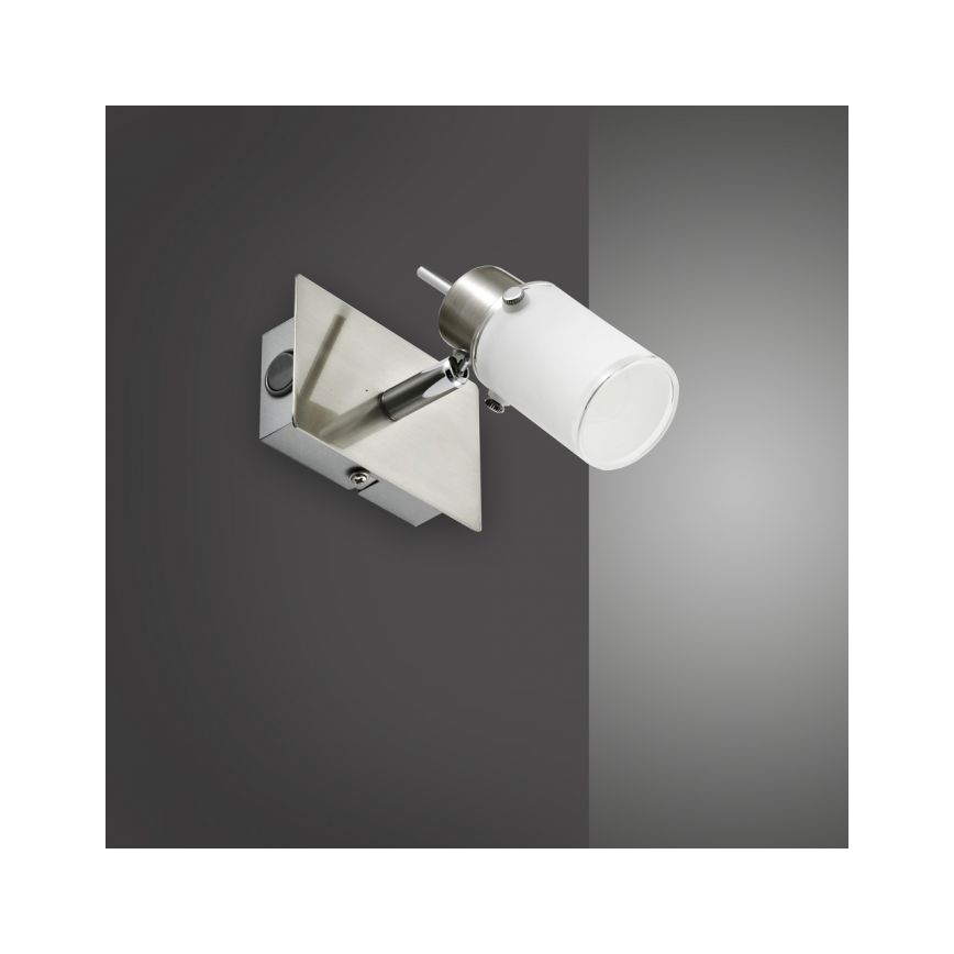 JUST LIGHT. 11931-55 - LED-Wandstrahler MAX 1xGU10/4W/230V matt Chrom