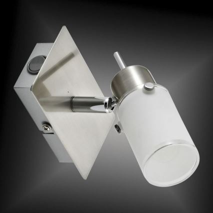 JUST LIGHT. 11931-55 - LED-Wandstrahler MAX 1xGU10/4W/230V matt Chrom