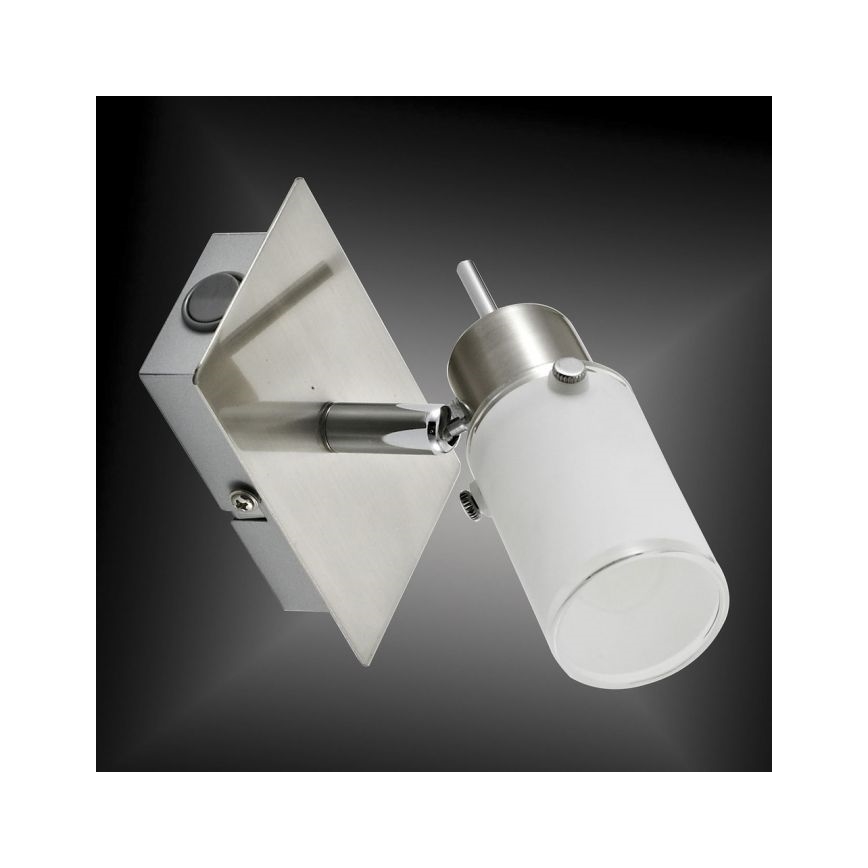 JUST LIGHT. 11931-55 - LED-Wandstrahler MAX 1xGU10/4W/230V matt Chrom