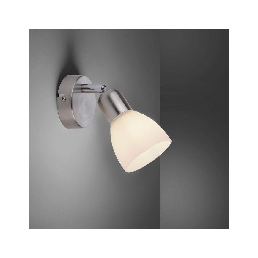 JUST LIGHT. 11951-55 - Wandstrahler KARO 1xE14/40W/230V matt Chrom