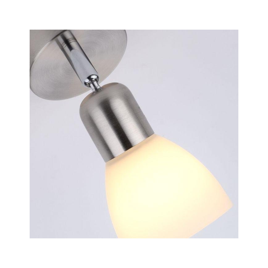 JUST LIGHT. 11951-55 - Wandstrahler KARO 1xE14/40W/230V matt Chrom