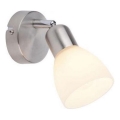 JUST LIGHT. 11951-55 - Wandstrahler KARO 1xE14/40W/230V matt Chrom