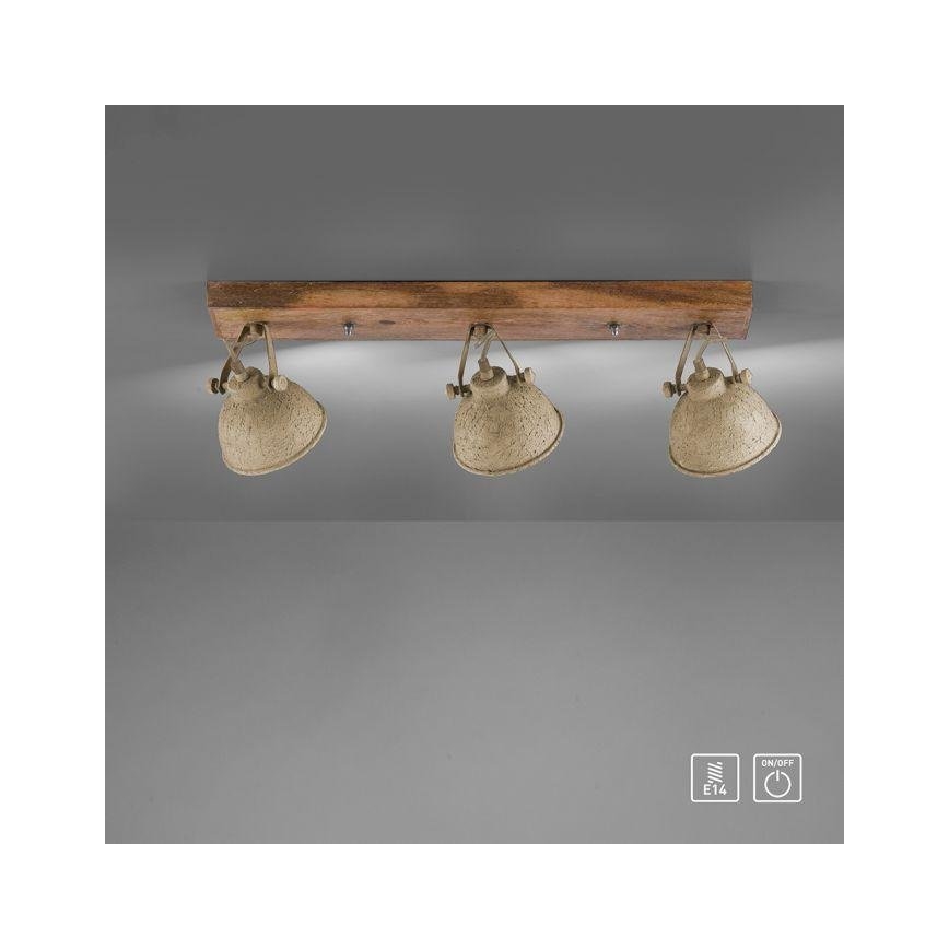 JUST LIGHT. 11983-39 - Strahler SAMIA 3xE14/40W/230V