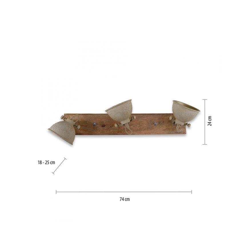 JUST LIGHT. 11983-39 - Strahler SAMIA 3xE14/40W/230V