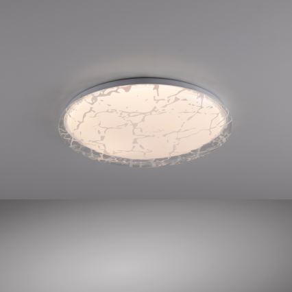 JUST LIGHT. 14008-16 - dimmbare LED-Deckenleuchte ART PLAFO LED/20W/230V 2700-6500K Ø 38 cm weiß + Fernbedienung