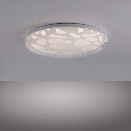 JUST LIGHT. 14009-16 - LED-dimmbare Deckenleuchte ART PLAFO LED/20W/230V 2700-6500K Ø 38 cm weiß + Fernbedienung