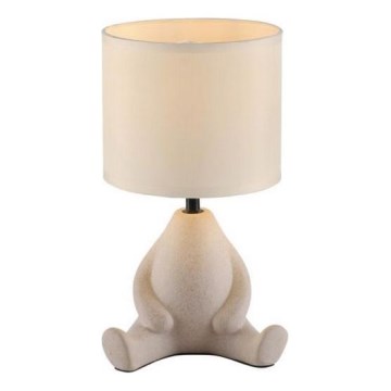 JUST LIGHT. 14190-39 - Tischlampe TED 1xE27/25W/230V beige