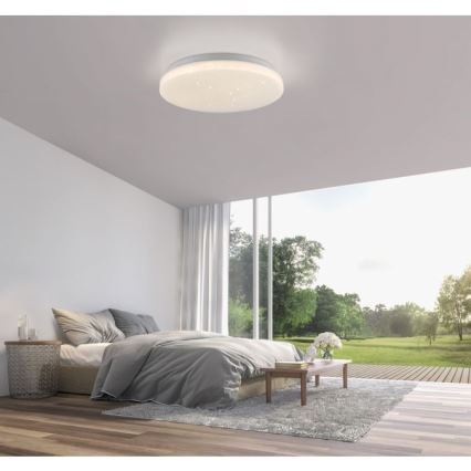 JUST LIGHT. 14275-16 - LED-Deckenleuchte URANUS LED/10W/230V d 26 cm weiß