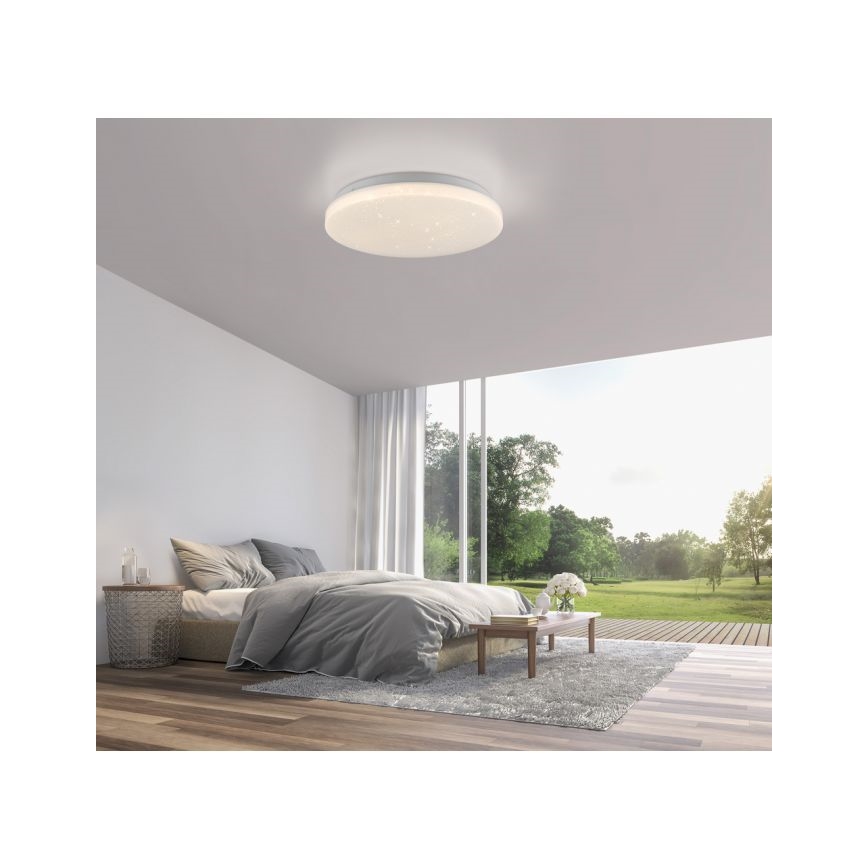 JUST LIGHT. 14275-16 - LED-Deckenleuchte URANUS LED/10W/230V d 26 cm weiß