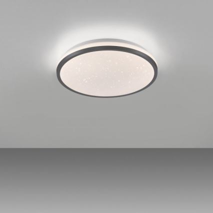 JUST LIGHT. 14293-18 - Dimmbare LED-Deckenleuchte KYLE LED/10W/230V d 28 cm schwarz