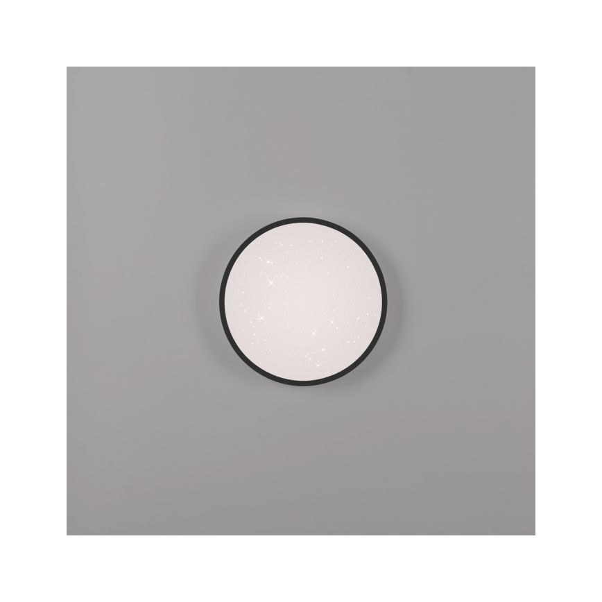 JUST LIGHT. 14293-18 - Dimmbare LED-Deckenleuchte KYLE LED/10W/230V d 28 cm schwarz