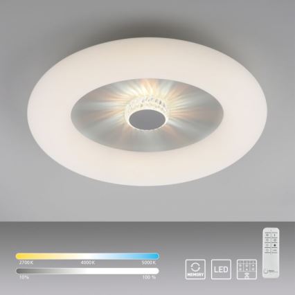 JUST LIGHT. 14383-16 - Dimmbare LED-Deckenleuchte VERTIGO LED/26W/230V 2700-5000K weiß + Fernbedienung