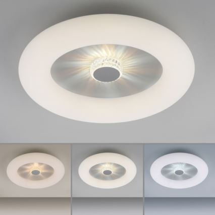 JUST LIGHT. 14383-16 - Dimmbare LED-Deckenleuchte VERTIGO LED/26W/230V 2700-5000K weiß + Fernbedienung