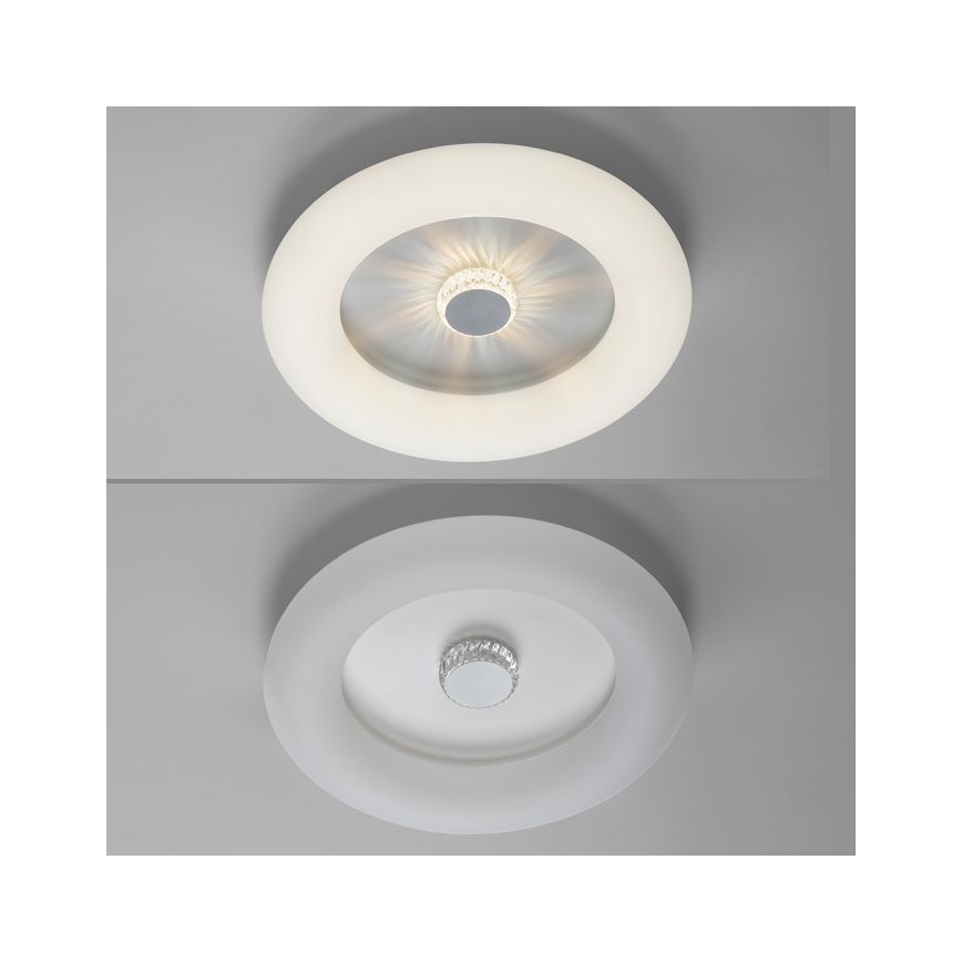JUST LIGHT. 14383-16 - Dimmbare LED-Deckenleuchte VERTIGO LED/26W/230V 2700-5000K weiß + Fernbedienung