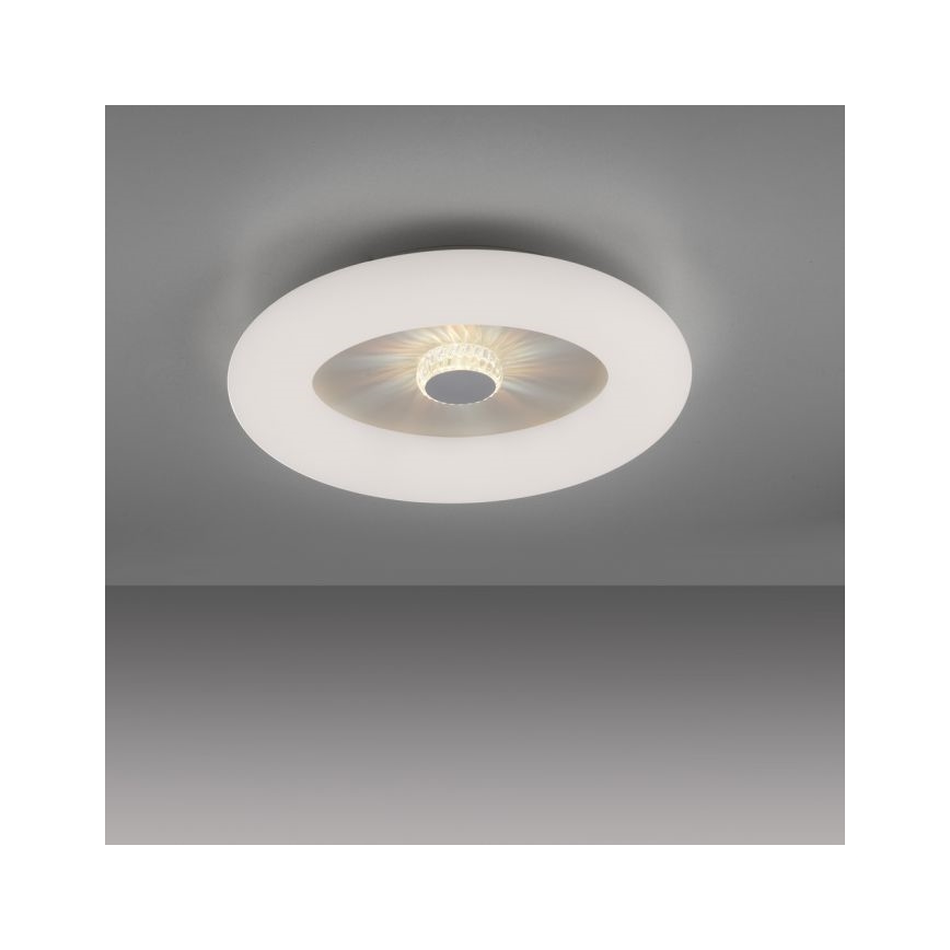 JUST LIGHT. 14383-16 - Dimmbare LED-Deckenleuchte VERTIGO LED/26W/230V 2700-5000K weiß + Fernbedienung