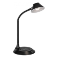 JUST LIGHT. 14414-18 - LED-dimmbare, flexible Touch-Tischlampe mit kabellosem Laden PUCKI LED/4,5W/230V schwarz