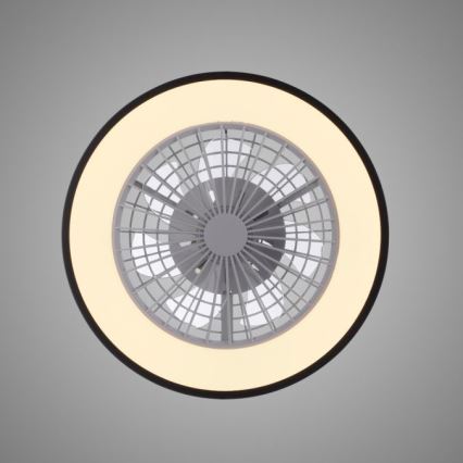 JUST LIGHT. 14447-18 - LED RGBW dimmbarer Deckenventilator mit Licht LENO LED/44W/230V 3000-6500K Ø 48,6 cm weiß + Fernbedienung