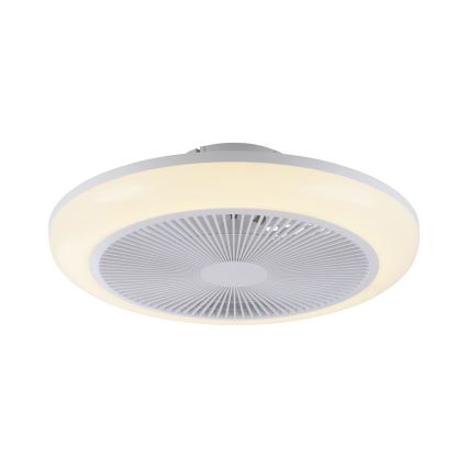 JUST LIGHT. 14623-16 - LED RGBW dimmbarer Deckenventilator mit Licht BRENDA LED/22W/230V 3000-6000K Ø 46 cm weiß + Fernbedienung