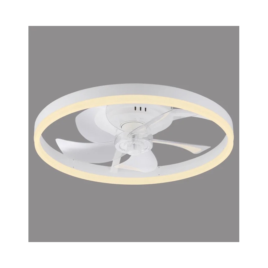 JUST LIGHT. 14624-16 - LED-dimmbarer Deckenventilator mit Licht RITA LED/22W/230V 3000-6000K Ø 50 cm weiß + Fernbedienung