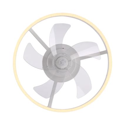 JUST LIGHT. 14624-16 - Dimmbarer LED-Deckenventilator mit Licht RITA LED/22W/230V 3000-6000K Ø 50 cm weiß + Fernbedienung