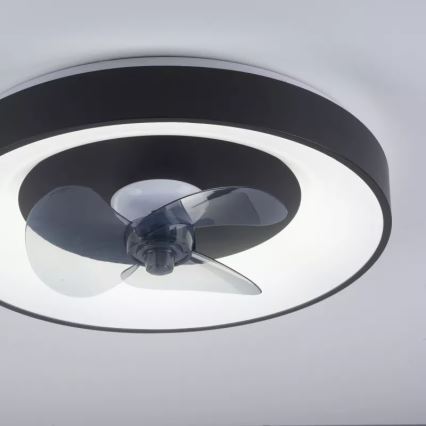 JUST LIGHT. 14644-18 - Dimmbare LED-Deckenleuchte mit Ventilator VENIKA LED/36W/230V d 48,6 cm 2700-5000K + Fernbedienung