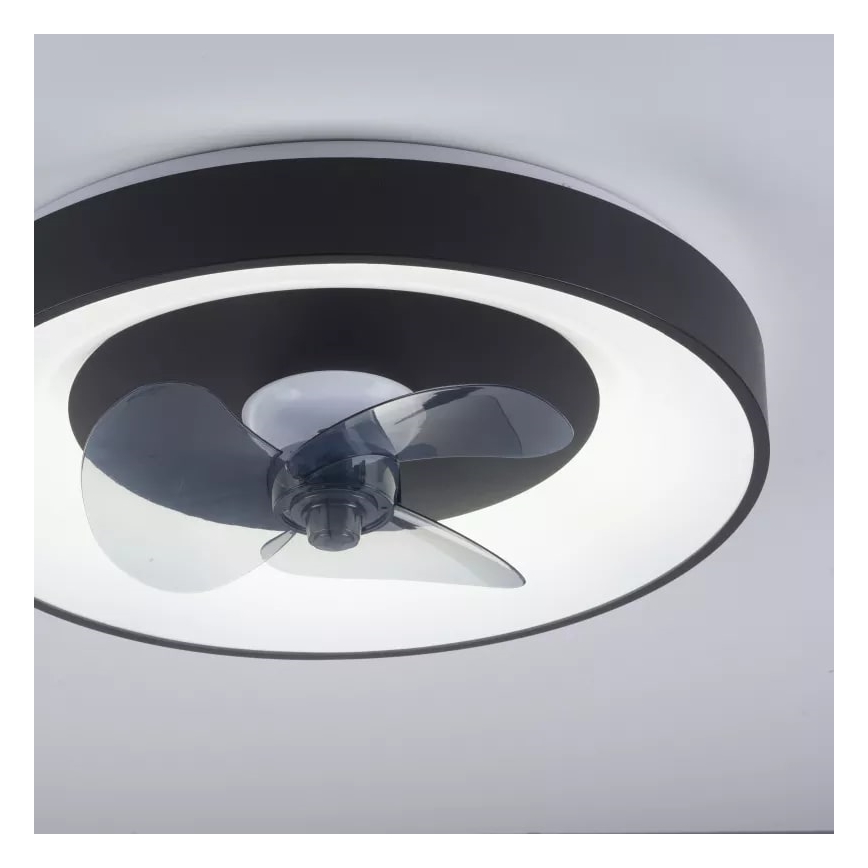 JUST LIGHT. 14644-18 - Dimmbare LED-Deckenleuchte mit Ventilator VENIKA LED/36W/230V d 48,6 cm 2700-5000K + Fernbedienung